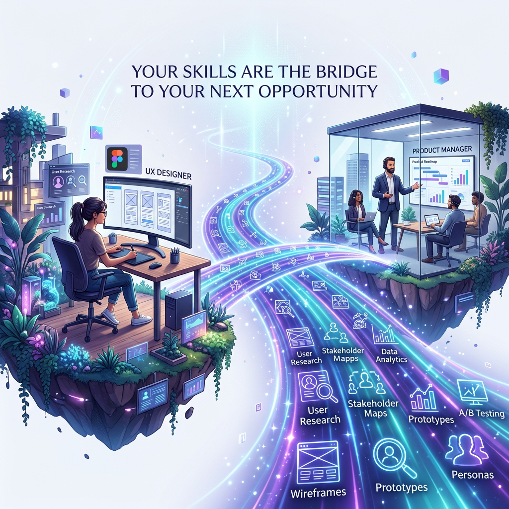 Skills bridge connecting different career opportunities